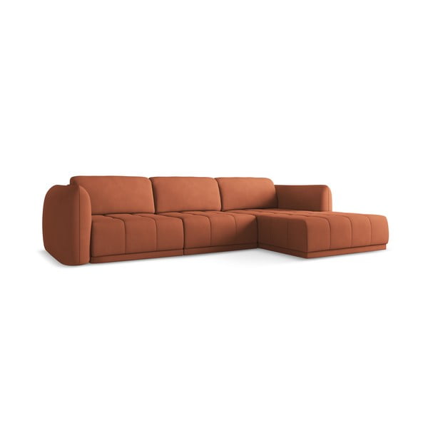 Divano angolare arancione (con penisola a destra) Hoku – Makamii-image-3