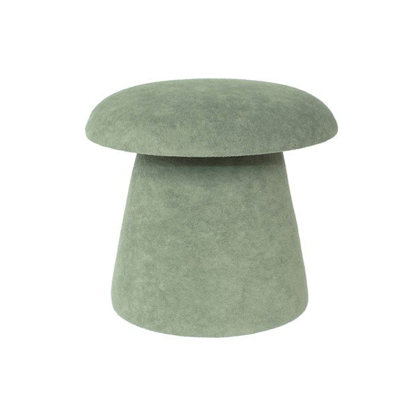 Sgabello in velluto grigio Mushroom - Leitmotiv-image-2