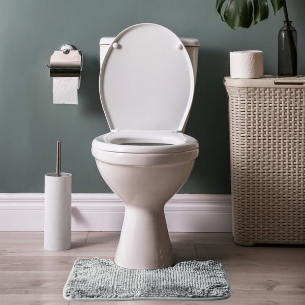 Set di 2 tappetini da bagno grigi Bati - AmeliaHome-image-2