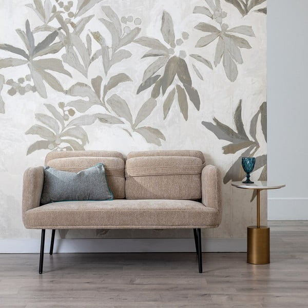 Divano beige con rivestimento in ciniglia 127 cm Bind – Ixia-image-4
