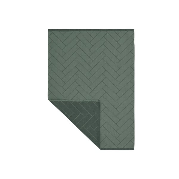 Asciugamano da cucina in cotone verde, 50 x 70 cm Tiles - Södahl-image-3