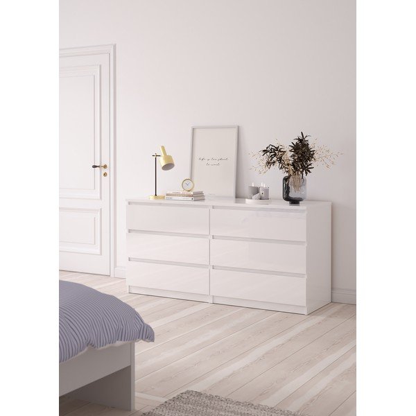 Credenza bianca 154x76x50 cm Naia – Tvilum-image-1