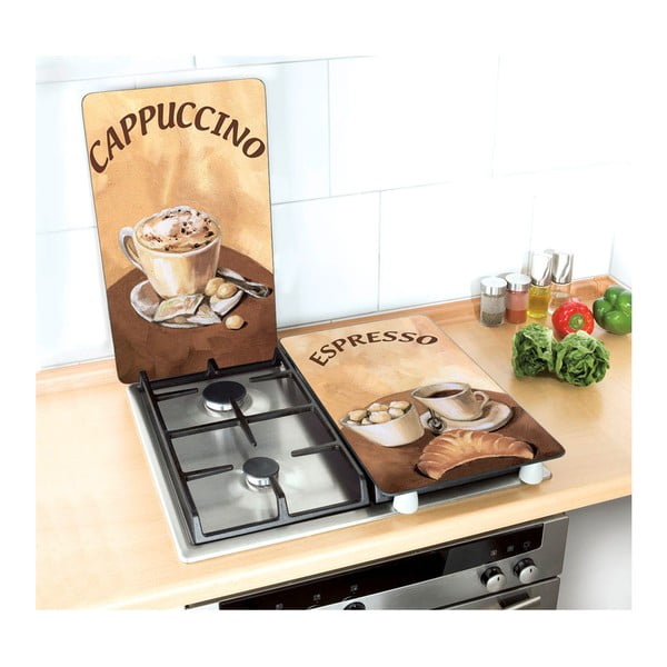 Set di 2 coperchi in vetro per fornelli Coffee - Wenko-image-1