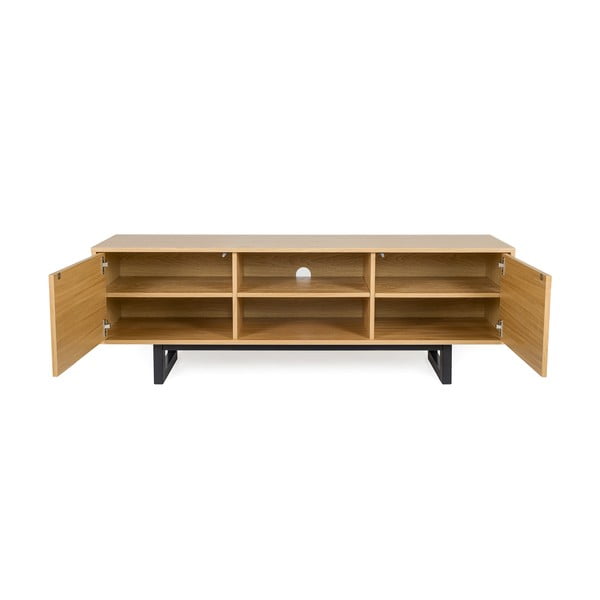 Tavolo TV in rovere Camden Herringbone - Woodman-image-3