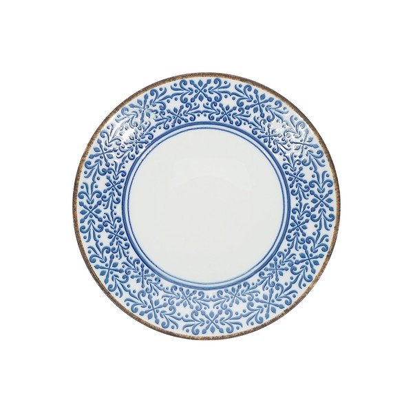 Ciotola bianca/blu in porcellana ø 25,5 cm Azul – BonBistro-image-4