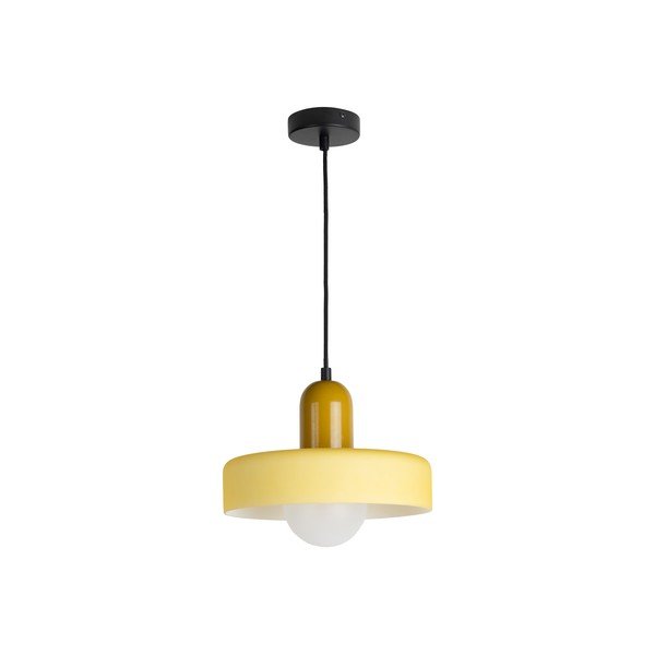 Lampadario giallo ø 25 cm Opaco Grato – Leitmotiv