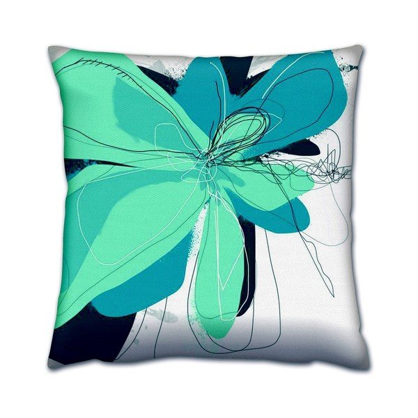 Cuscino Art Tropical, 43 x 43 cm - Gravel