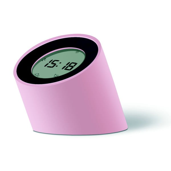 Sveglia rosa con display LED Edge The Edge - Gingko