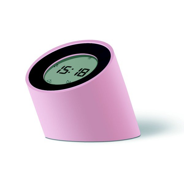 Sveglia rosa con display LED Edge The Edge - Gingko