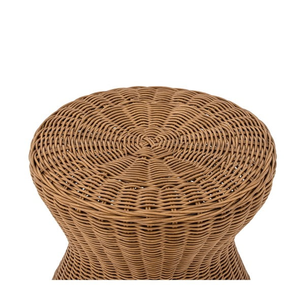 Tavolo da giardino rotondo in rattan artificiale ø 53 cm Roccas - Bloomingville-image-1
