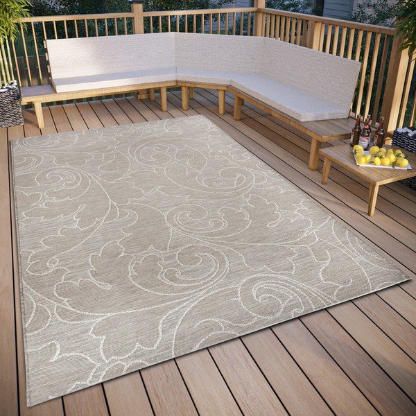 Tappeto per esterni beige 77x150 cm Elina Beige - Hanse Home-image-1