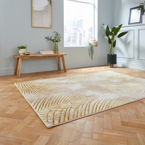 Tappeto beige/oro 170x120 cm Creation - Think Rugs-image-2