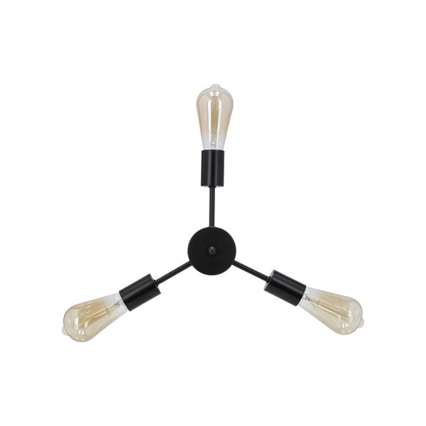 Apparecchio a sospensione in metallo nero Sparta - Candellux Lighting-image-2