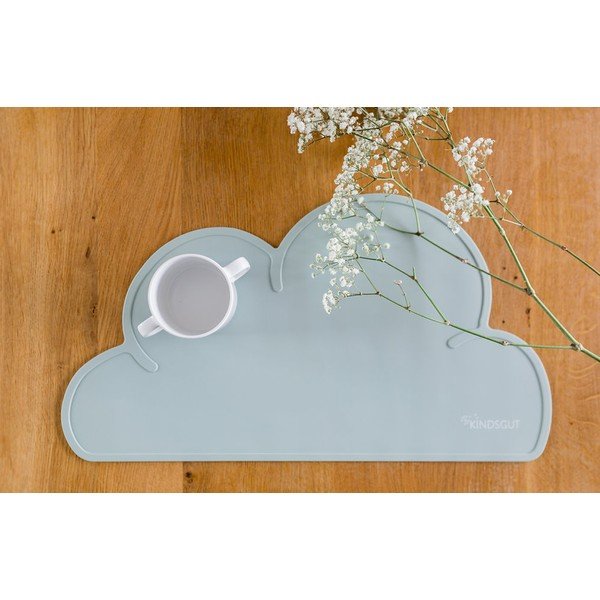 Tovaglietta in silicone blu Cloud, 49 x 27 cm - Kindsgut-image-3