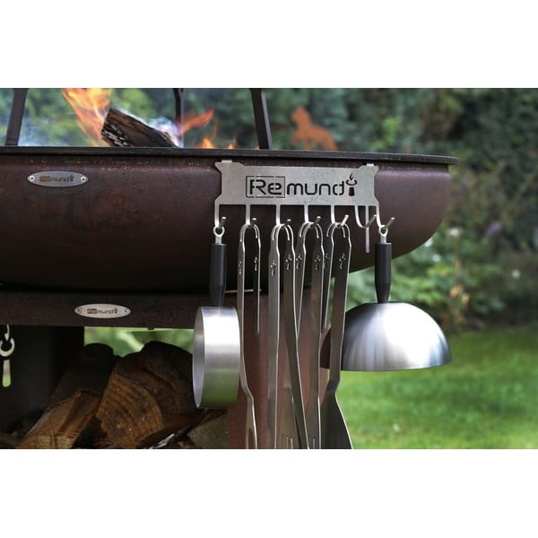 Appendino in acciaio per utensili da barbecue - Remundi-image-1