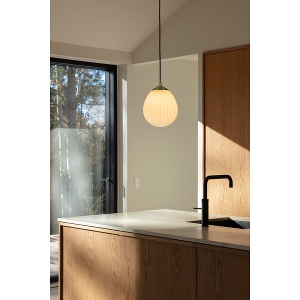 Paralume in bianco-oro ø 21 cm Around the World Mini - UMAGE-image-1