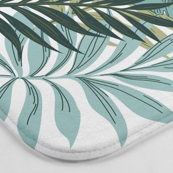 Tappetino da bagno bianco-verde 45x45 cm Panazio - douceur d'intérieur-image-3