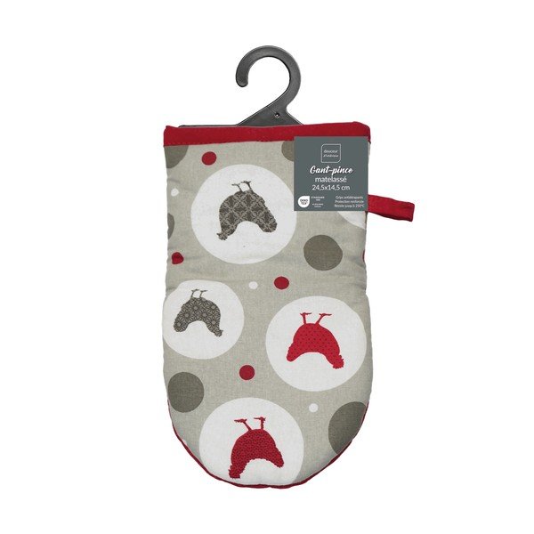 Guanto da forno in cotone Suzette – douceur d'intérieur-image-3