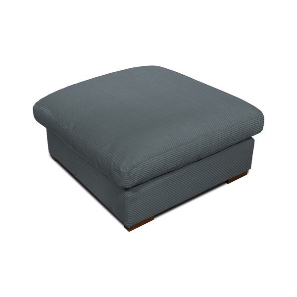 Sgabello in velluto a coste grigio Comfy - Scandic-image-3