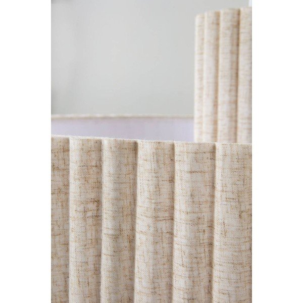 Lampadario beige in lino ø 60 cm Alina – Jotex-image-4
