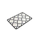 Tappetino per il bagno nero/beige 40x60 cm Kupa – Foutastic