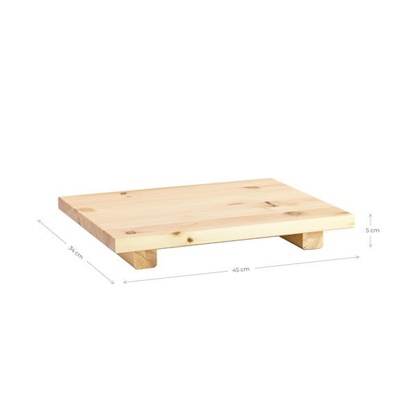 Set di 2 comodini in legno di pino nero Dock - Karup Design-image-3