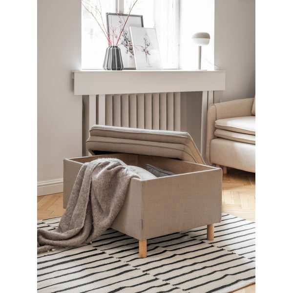 Poggiapiedi marrone chiaro Simon - Miuform-image-3