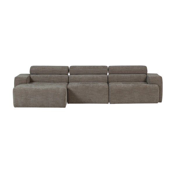 Divano angolare grigio reclinabile (con penisola a sinistra/con chaise lounge) Novi – WOOOD-image-2