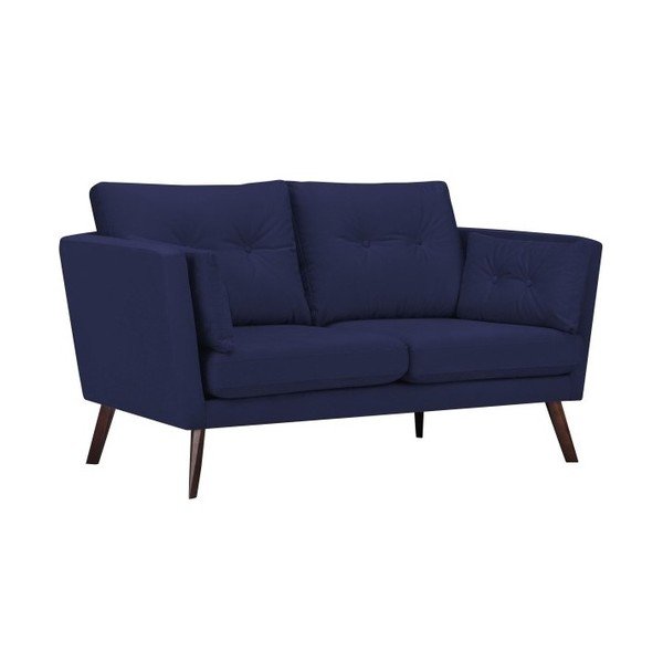 Divano a 2 posti blu navy Elena - Mazzini Sofas