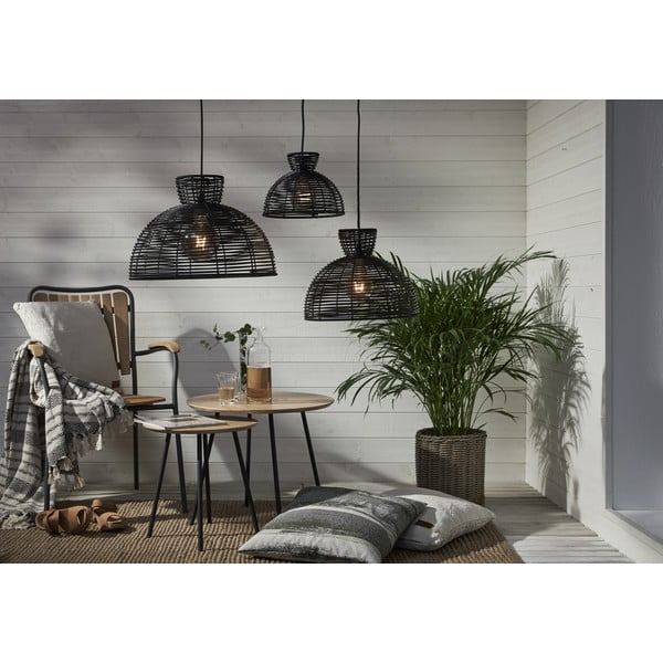 Paralume nero da esterno per plafoniera , ø 37,5 cm Runde - Star Trading-image-3