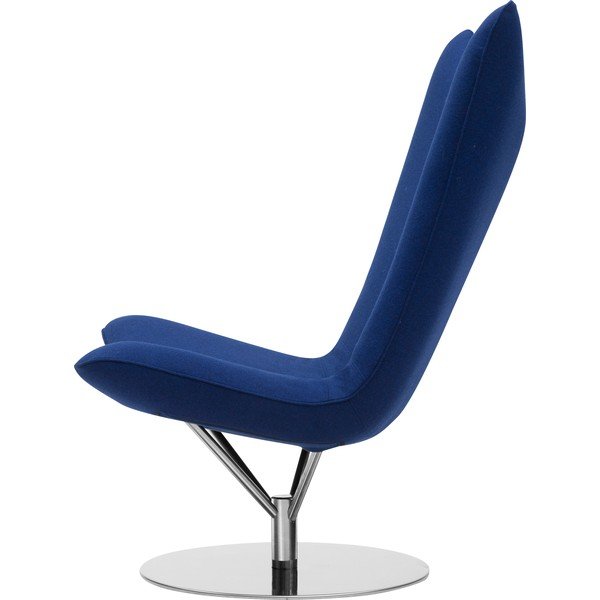 Poltrona girevole blu scuro Angel - Softline-image-4