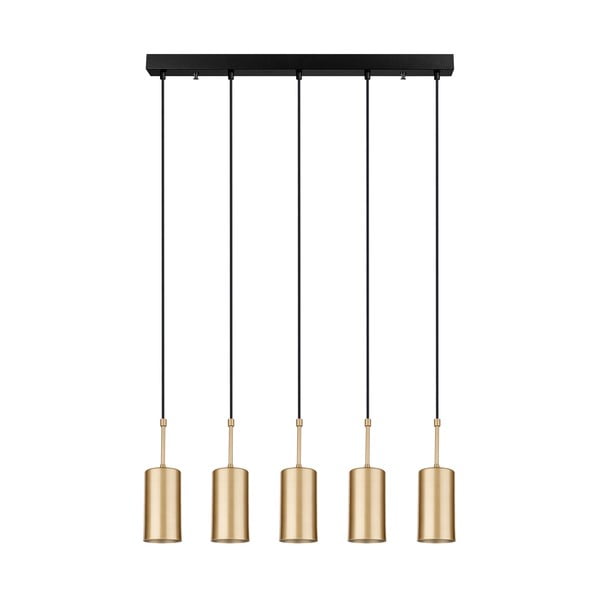 Lampada a sospensione di colore oro, altezza 120 cm Geo - Squid Lighting-image-3