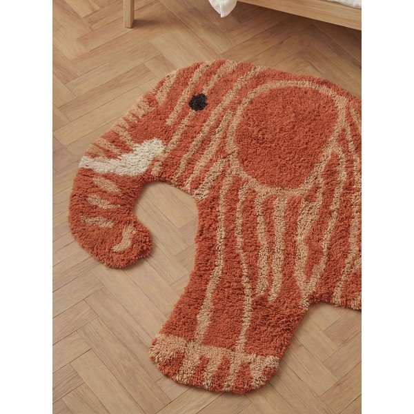 Tappeto per bambini color terracotta in cotone lavabile/tessuto a mano 75x120 cm Snuggle Elodie – Hanse Home-image-2
