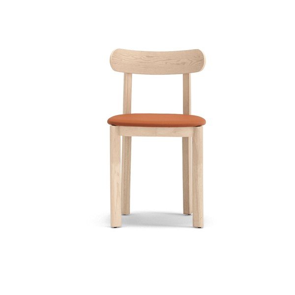 Sedia da pranzo di colore naturale con effetto frassino Nara – Teulat-image-3