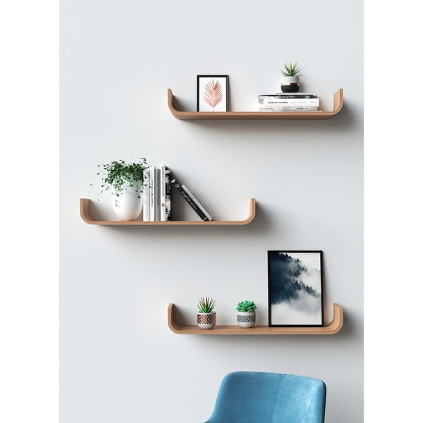 Mensola a muro in rovere Flower - Tenzo-image-1