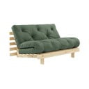 Divano letto verde 140 cm Roots - Karup Design
