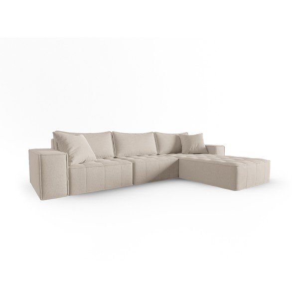 Divano angolare beige (angolo destro) Mike - Micadoni Home-image-2