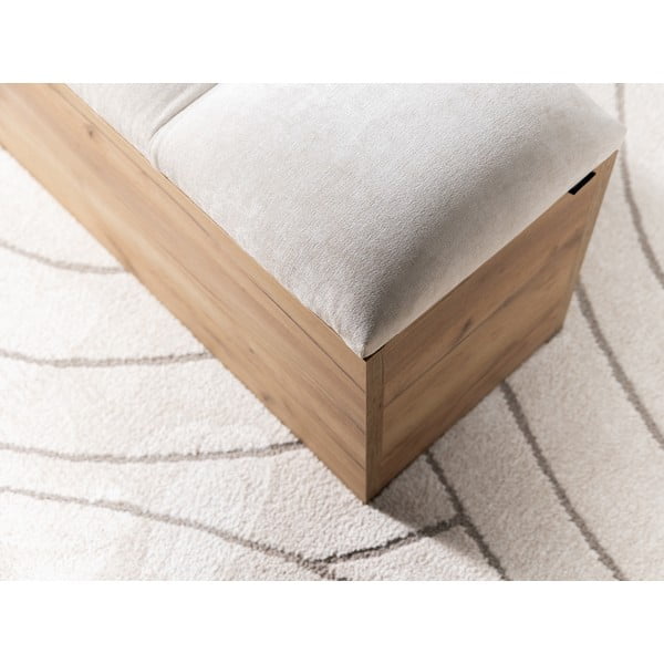 Panca in grigio chiaro e colore naturale Kumo - Bobochic Paris-image-4