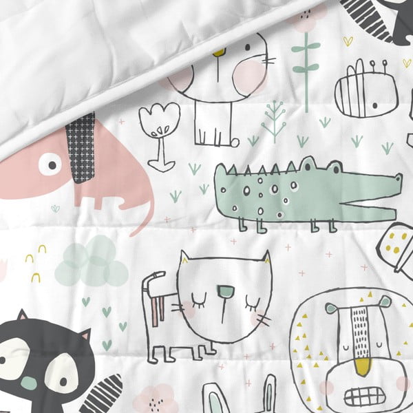 Copriletto in cotone per bambini 130x100 cm Best buddies - Moshi Moshi-image-2