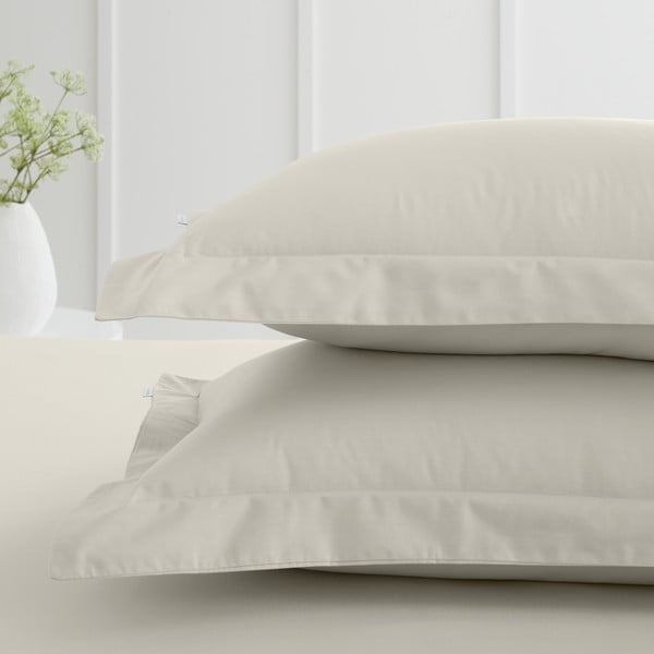 Federe per cuscino in set in percalle di cotone 2 pz 50x75 cm Cotton Percale – Bianca-image-1