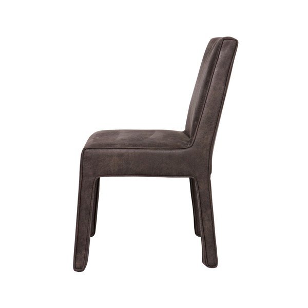 Sada 2 černých kožených židlí BePureHome Cocoon-image-2