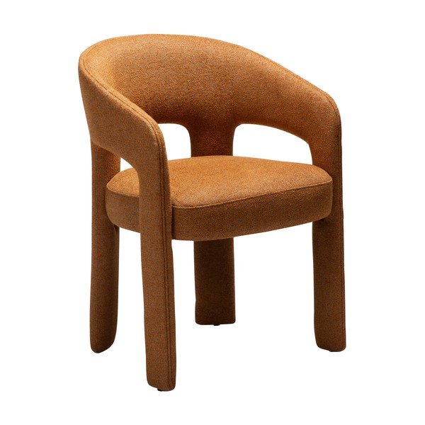 Sedia da pranzo arancione con braccioli Splendor – DAN-FORM Denmark