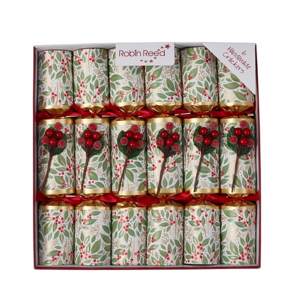 Set di cracker natalizi 6 pz Winter Berry – Robin Reed