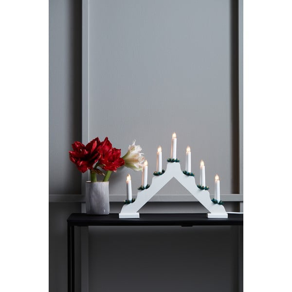 Decorazione luminosa bianca con motivo natalizio Ola - Markslöjd-image-1