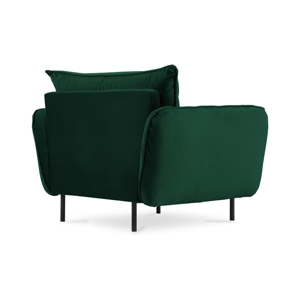 Poltrona in velluto verde scuro Vienna - Cosmopolitan Design-image-3