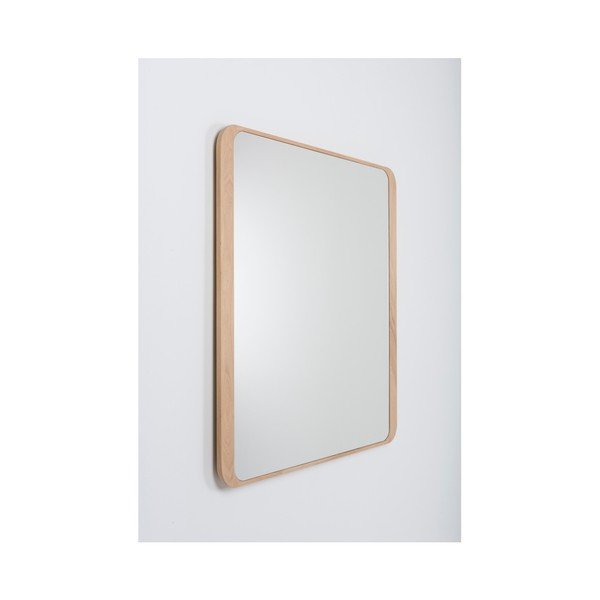 Specchio da parete in legno di quercia Ena - Gazzda-image-3