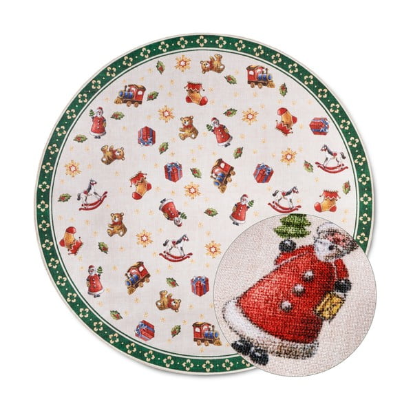 Tappeto rotondo verde con motivo natalizio ø 150 cm Green Christmas - Villeroy&Boch