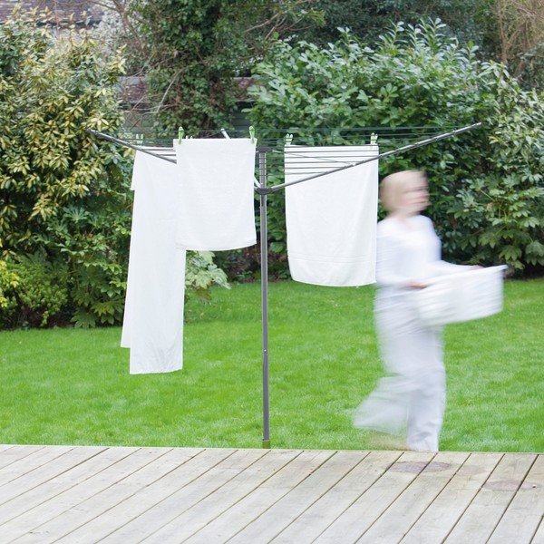 Stendino da giardino argentato 35 m – Addis-image-1