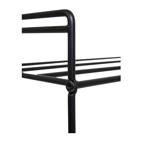 Scarpiera nera in metallo Swansea - House Nordic-image-3