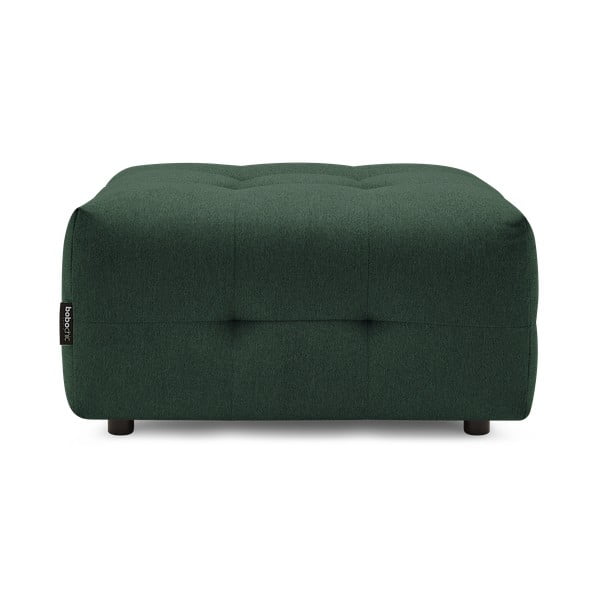 Pouf verde scuro Kleber - Bobochic Paris